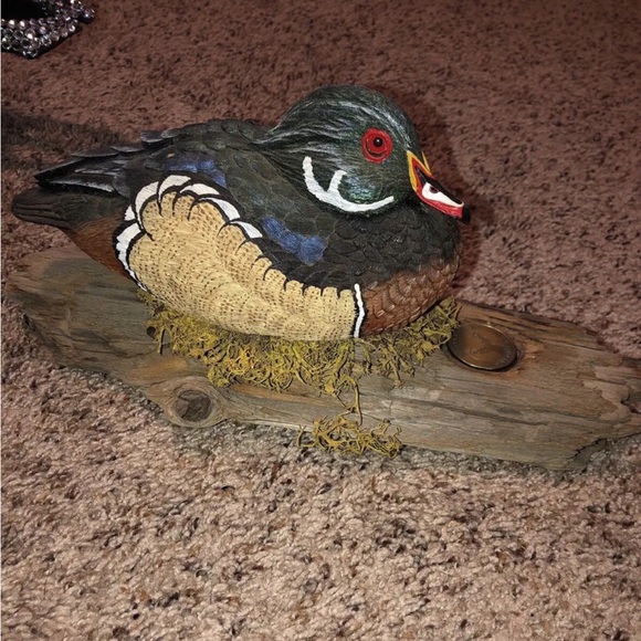 Whitetails unlimited wood duck sculpture - Picture 1 of 9